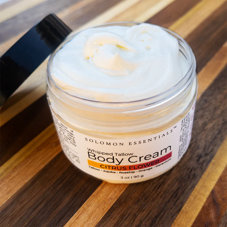 Whipped Tallow Body Cream - Citrus Flower natural personal care product